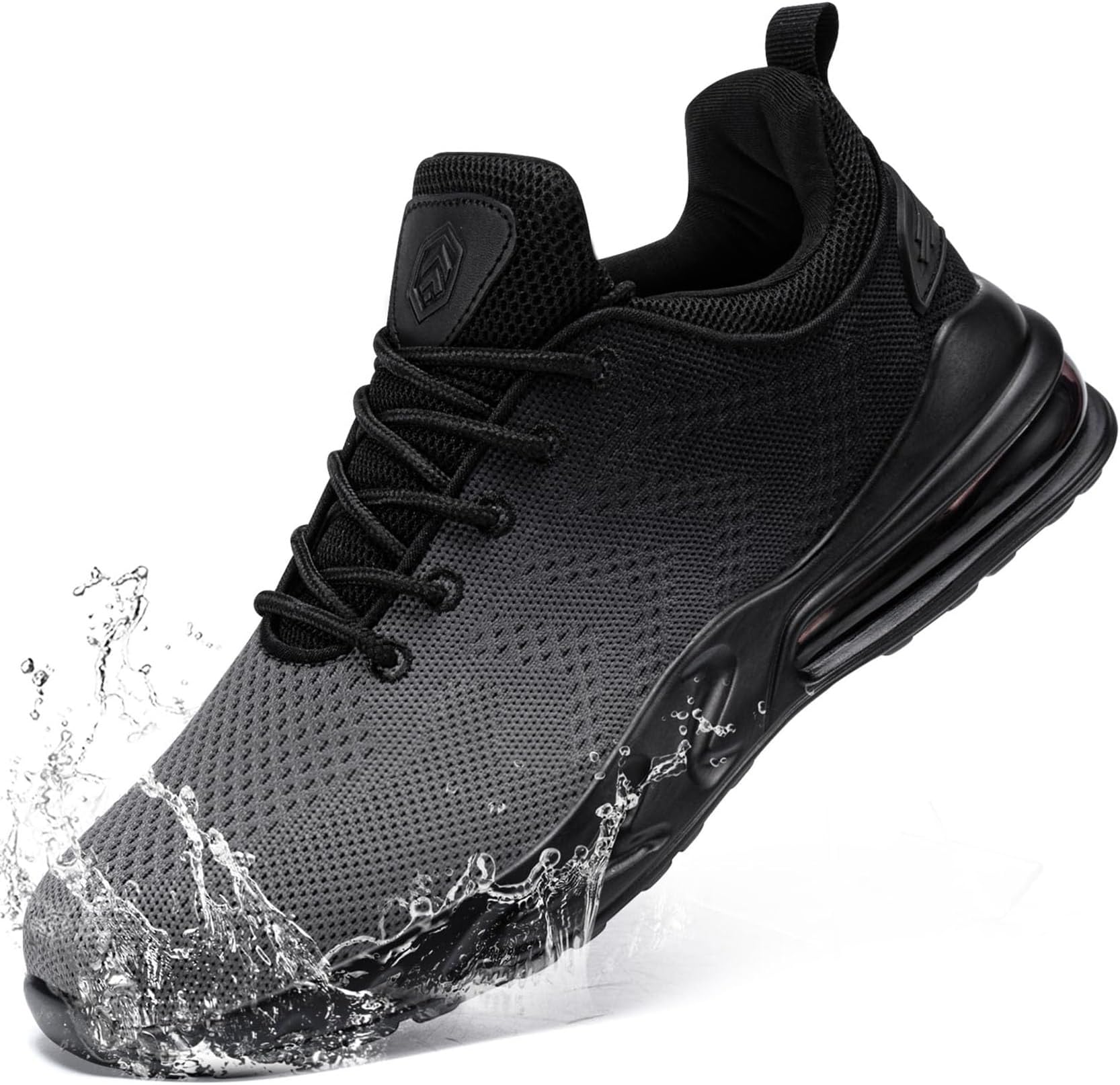 Men Non Slip Work Sneakers Water Resistant Food Service Zapatos Trabajo Antideslizantes Walking Shoes Waterproof Shoes Slip-on