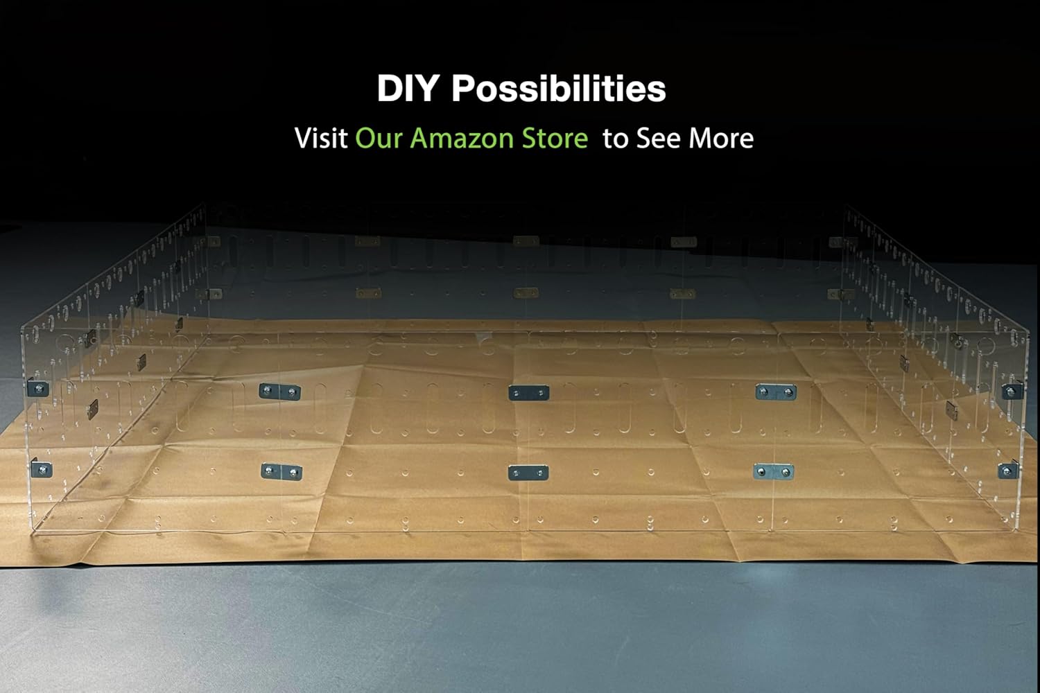 GuineaLoft™ Unrimmed Bottom/Mat (25-Pack) - Works as a Flat Bottom or The Original Mat, 5x2.5ft Flat Sheet, Water-Resistant, Disposable, Cut or Combine for DIY Sizes - Guinea Loft Exclusive