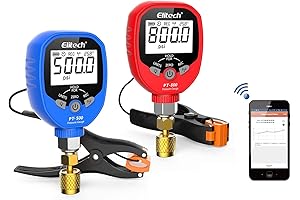 Fieldpiece Instruments PT-500 Digital AC Gauge Set HVAC Gauges APP Monitoring with...
