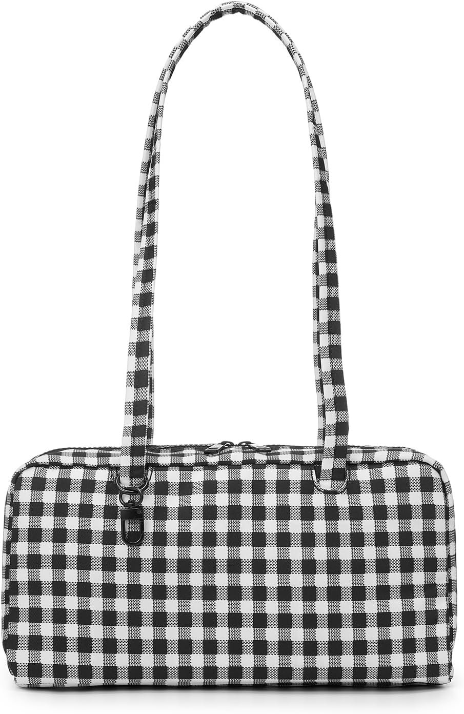 Nylon Bowler Tote Bag for Women, Shoulder Bag for Travel Work