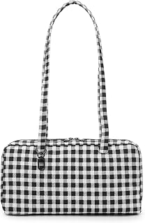 Nylon Bowler Tote Bag for Women, Shoulder Bag for Travel Work