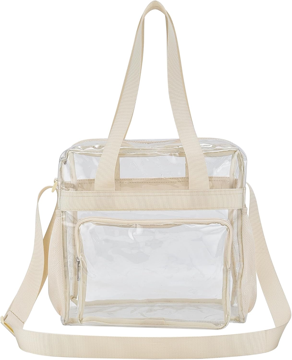 Oraben Clear Tote Bag Clear Bag Stadium Approved 12x6x12 Stadium Bag for Work, Sports Games,Gym - Image 4