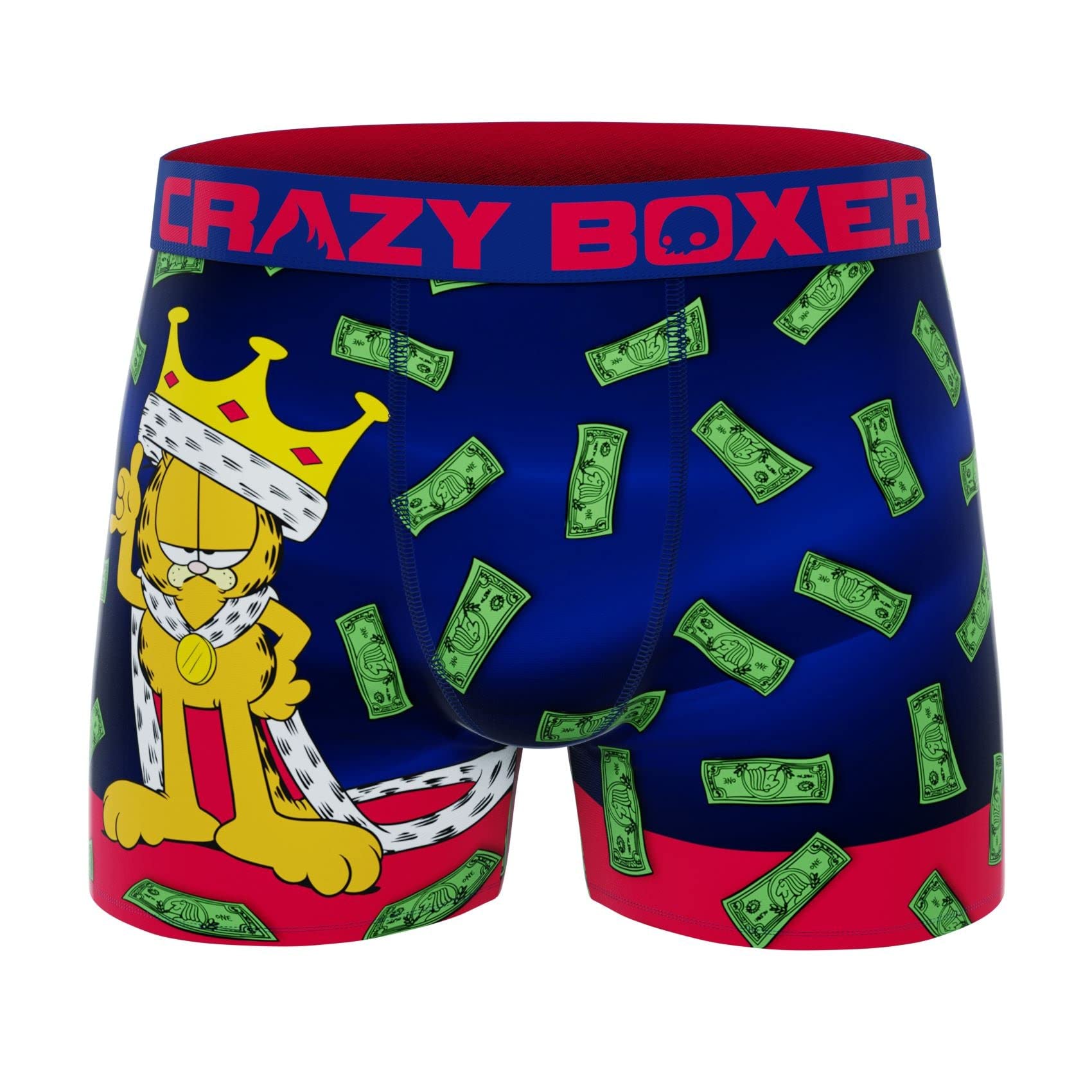 CRAZYBOXER Mens Underwear Garfield Freedom of movement Boxer Brief Original