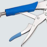 Vista 7 de DRAGONITE Alicates para tubos de soldadura de 10 pulgadas, abrazadera C de bloqueo con almohadillas en V ajustables grandes, liberación rápida