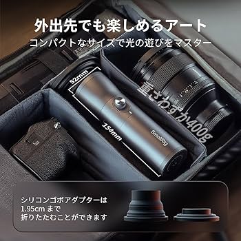 最新最先端技術搭載❣プロの撮影が手軽に行える多機能搭載♪❤LEDビデオライト ZEXUS LED Head Light🔦には 便利な無段階照度調節機能