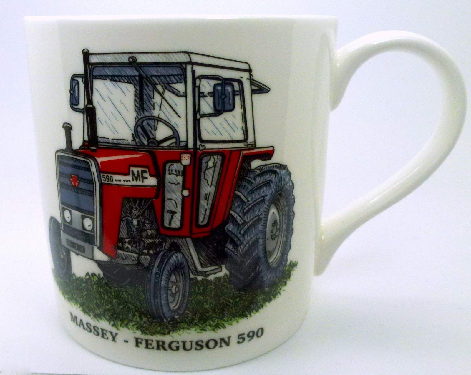 The Plate Collectors Shop Massey Ferguson 590 Tractor Mug ~ FINE Bone China Mug