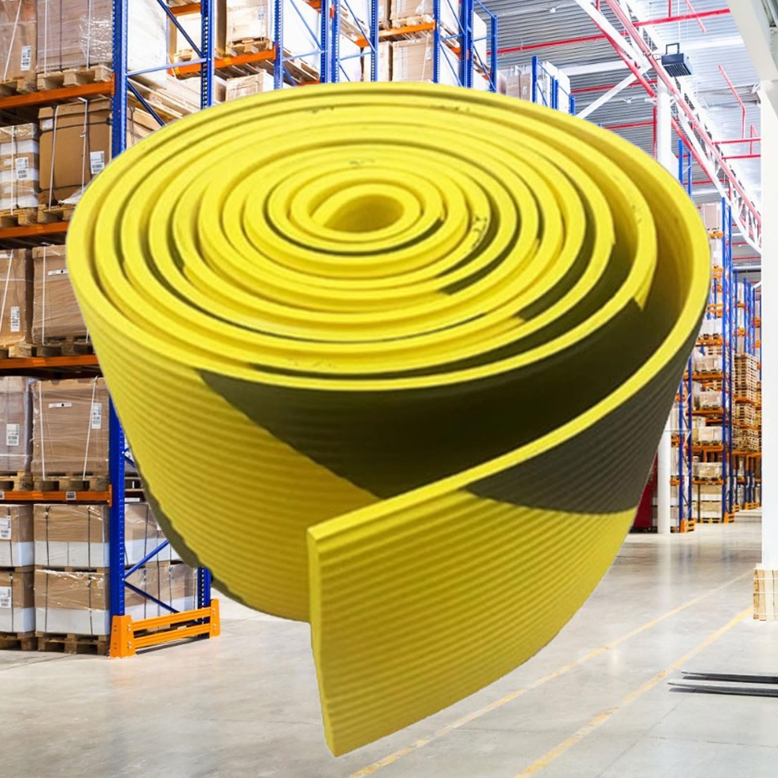 Protections d'angle robustes en caoutchouc 5 m pour sécuriser le stationnement familial