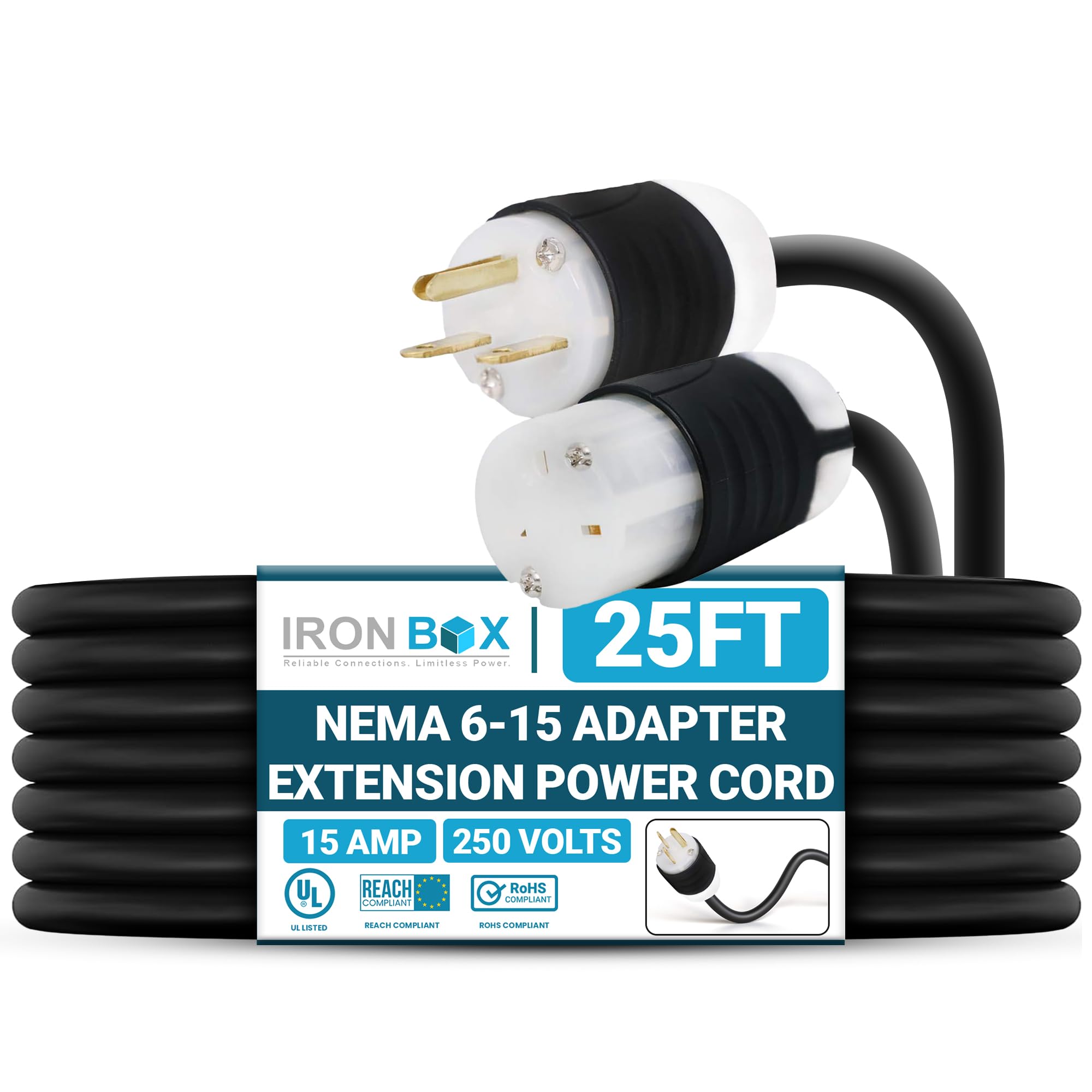 Amazon.com: IronBox Electric - NEMA 6-15 Adapter Extension Power