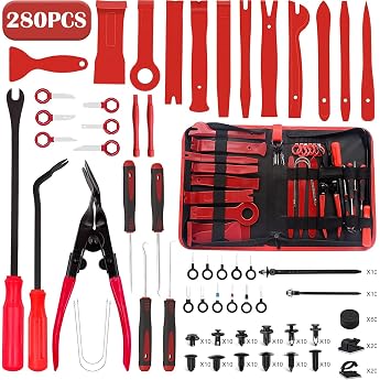 Aohoo Car Disassembly Tools, 280 Pieces Trim Wedges Trim Tool for Trim Removal Plastic Lever Tool, Assembly and Remover Remov