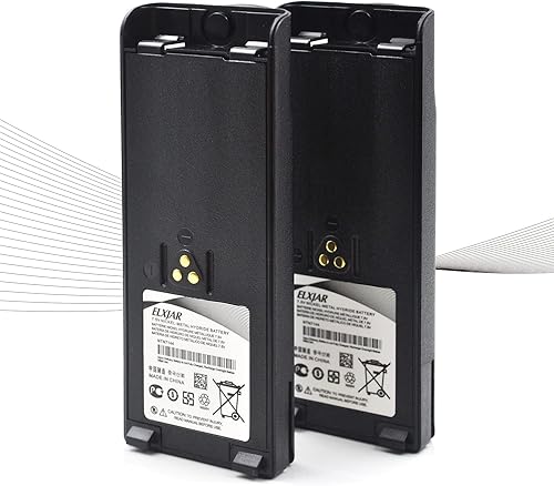 Miniatura 1 de Paquete de 2 baterías NiMH de 7.5 V 2100 mAh NTN7144AR Reemplazo para Motorola HT1000 6000 GP900 GP1200 GP2010 GP2013 JT1000 MT2000 MTX8000 9000