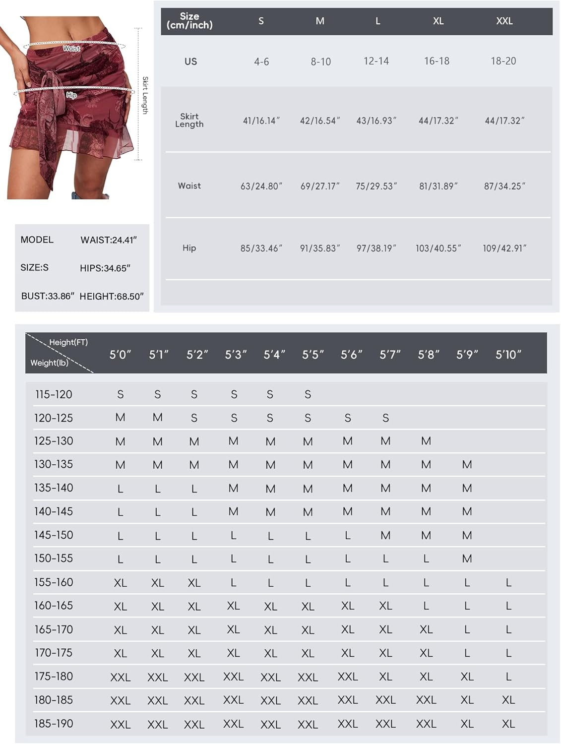 Women's Mesh Mini Skirt Tie High Waist Summer Floral Print Ruched Ruffle Short Skirts - Image 6