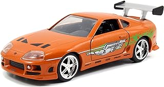 Jada Fast & Furious 1:32 1995 Toyota Supra Die-Cast Car, Toys for Kids and Adults(Orange)