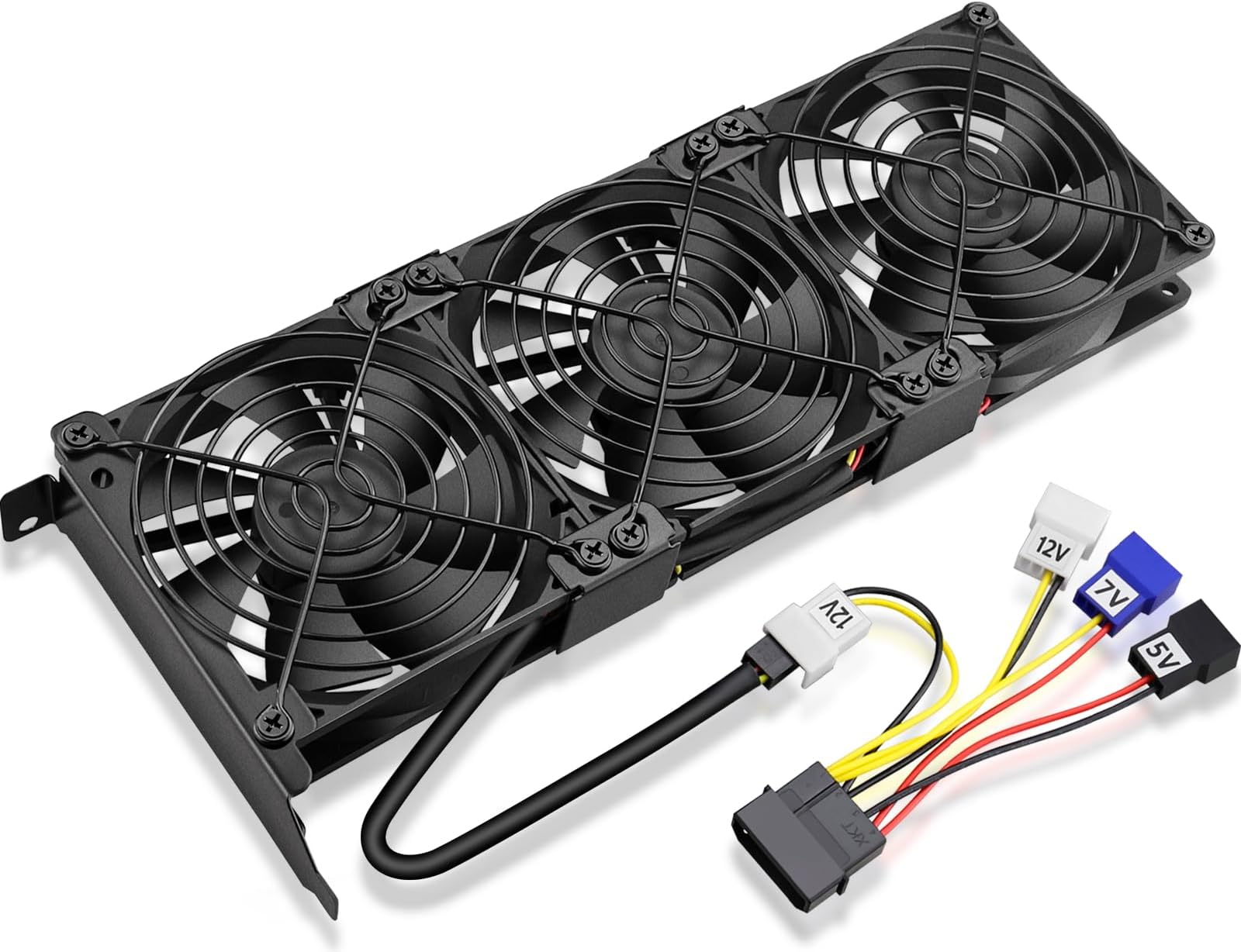 Graphic Card Fans, PCI Slot 3X 90mm 92mm Fans, Graphics Card Cooler