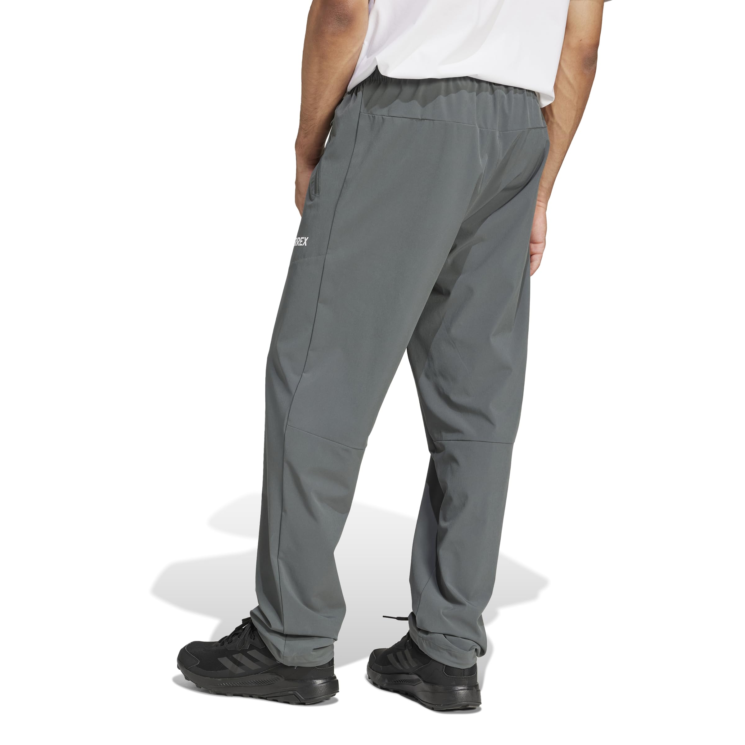 adidas Uomo Terrex Multi Essentials Stretch Pants, Legend Ivy, M