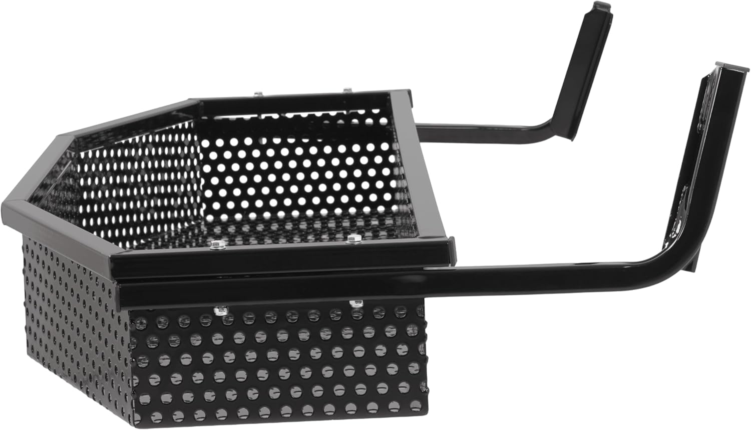 WUTIST Front Cargo Basket Compatible with Icon/Advanced EV Golf Cart W/Mounting Brackets Black Steel Powder Coated Storage Basket