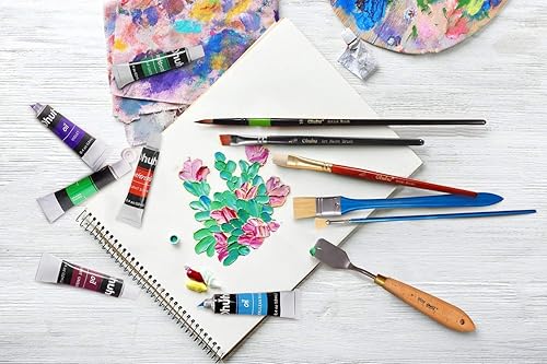 Miniatura 3 de Ohuhuhu, 36 colores a base de aceite, pintura al óleo para artistas, 0.4 fl oz x 36 tubos, ideal para el día de San Valentín