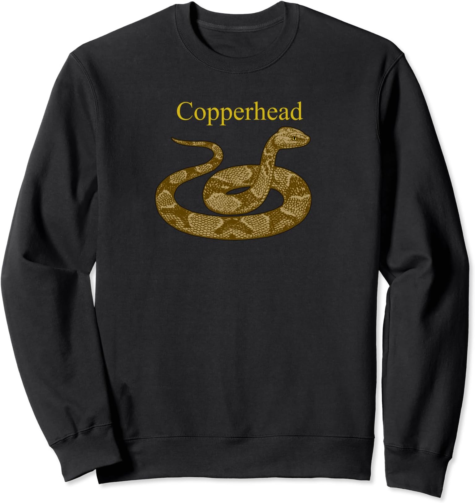 Copperhead Snake Venomous Pit Viper Reptile Sweatshirt