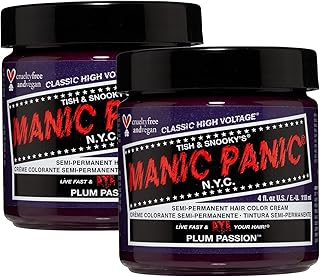 MANIC PANIC Plum Passion Hair Dye Classic 2 Pack