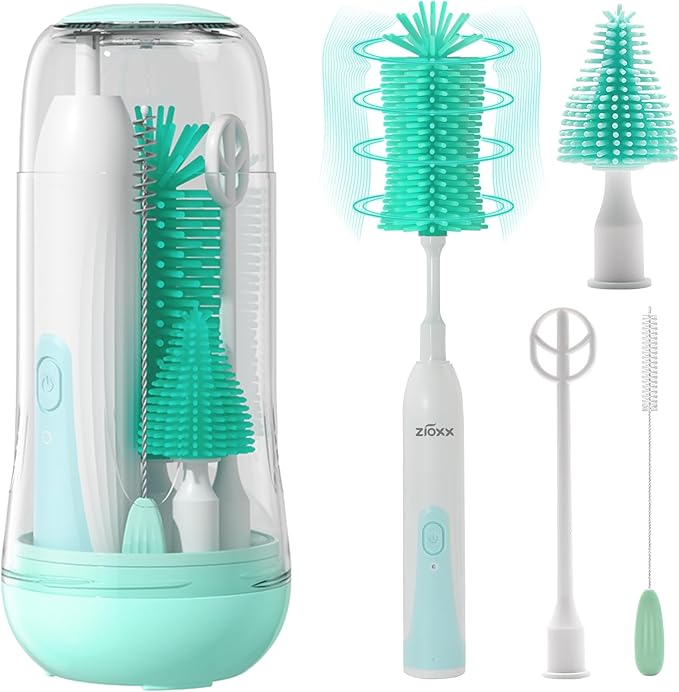 ZIOXX Electric Bottle Brush Cleaner: Affordable Solution for New Parents