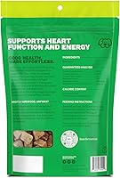 Vista 2 de Get Joy Golosinas liofilizadas 100% de corazón de res para perros, 4 onzas Carne de órgano de un solo ingrediente, complemento de comida cruda