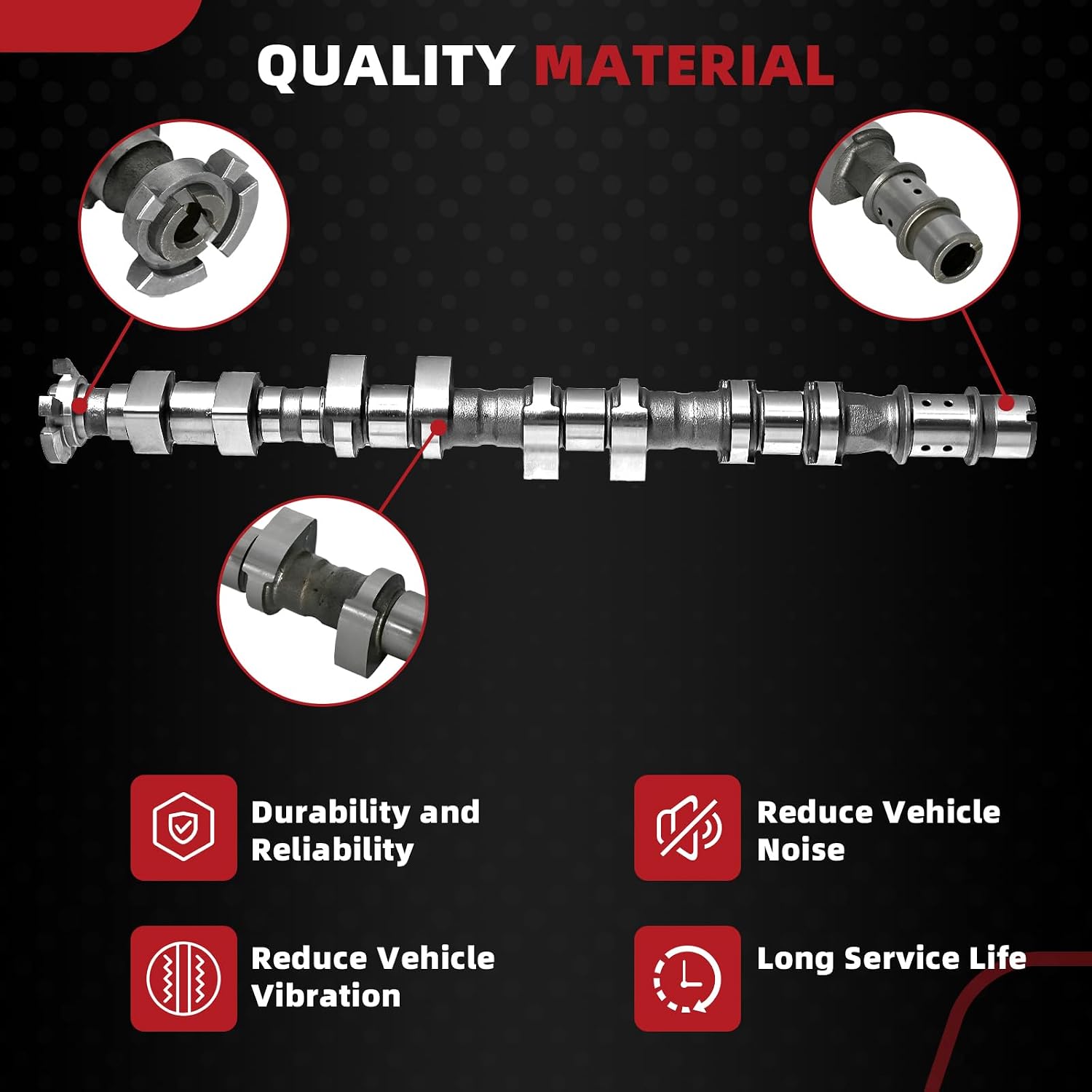 Intake Camshaft 55571921 for Chevrolet Cruze Sedan 1.6L 1.8L LUW Limited | Limited 2011–2016, for Chevrolet Sonic LS LT LTZ Models, for Saturn Astra 2008–2014