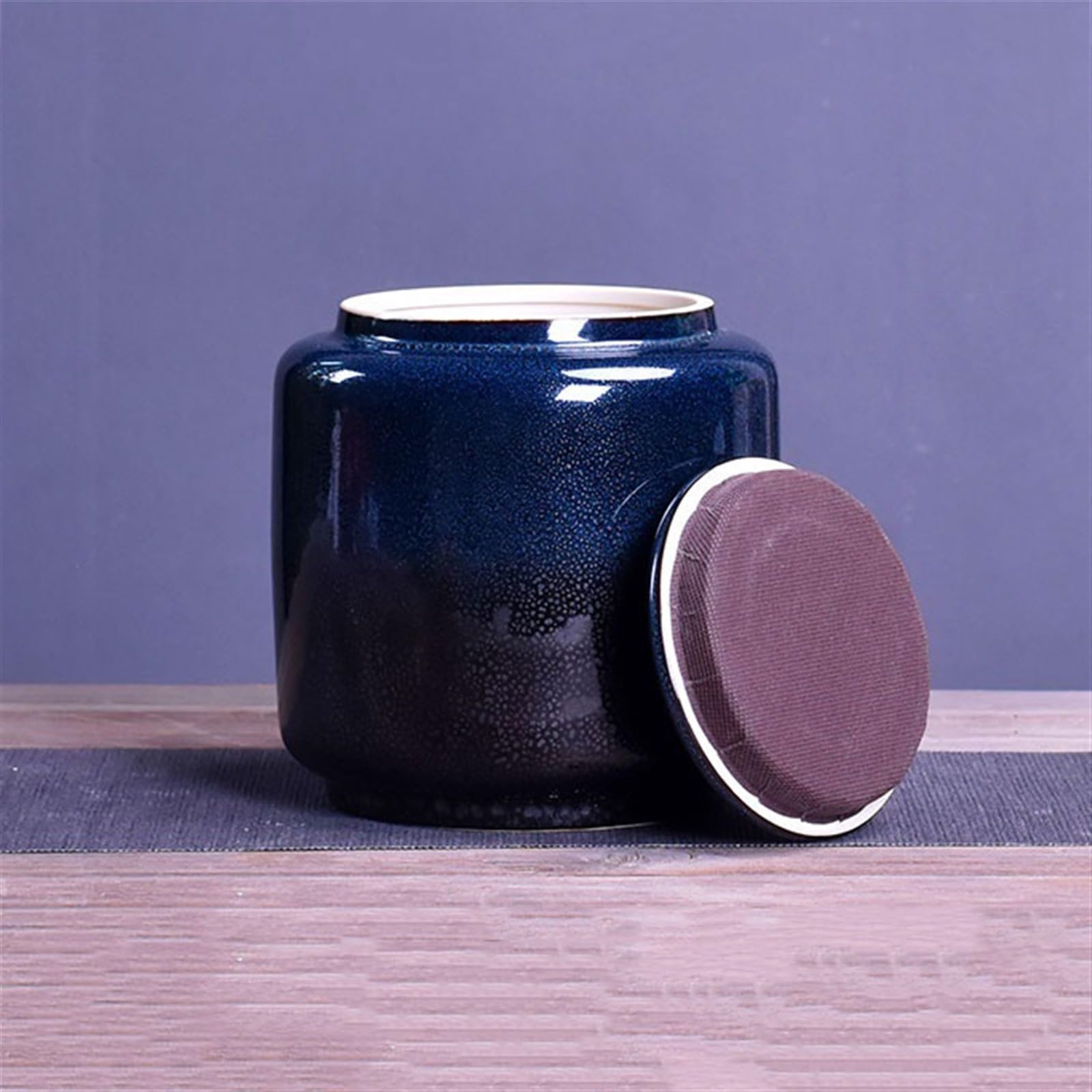 Kanister für Tee, Kaffee und Zucker Chinesisches Retro-Change-Glasur-Loose-Blatt-Teelager