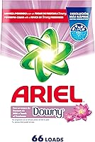 Vista 1 de Ariel con un toque de frescura Downy, detergente en polvo para ropa, 105.8 onzas, 66 cargas