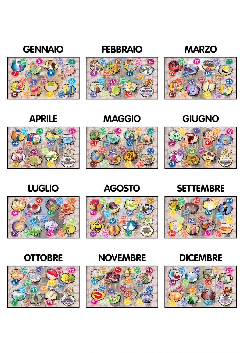 100 Calendari Da Parete 2027 - Calendario trimestrale Cabala - 28,8x47 - personalizzati con logo - Personalizzabile - Collezione 2027-100 pezzi