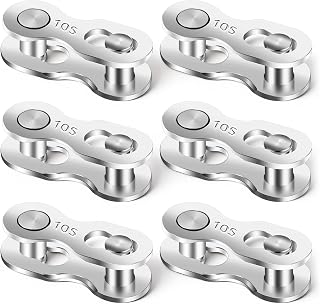 Jeffdad 6 Pairs 10 Speed Bicycle Chain Master Link