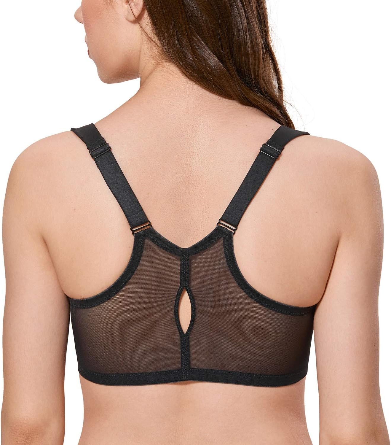 CALVENA Women's Full Coverage Underwire Comfort Support Racerback Front Closure Bra - Image 3