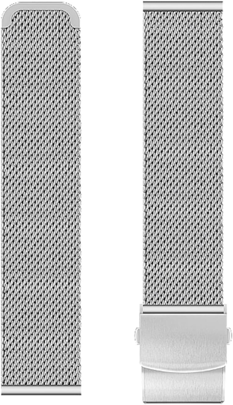 20mm Stainless Steel Mesh Watch Band for Garmin Vivoactive 6 / Venu Sq