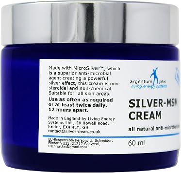 Triple Strength Silver-MSM Cream 60 ml