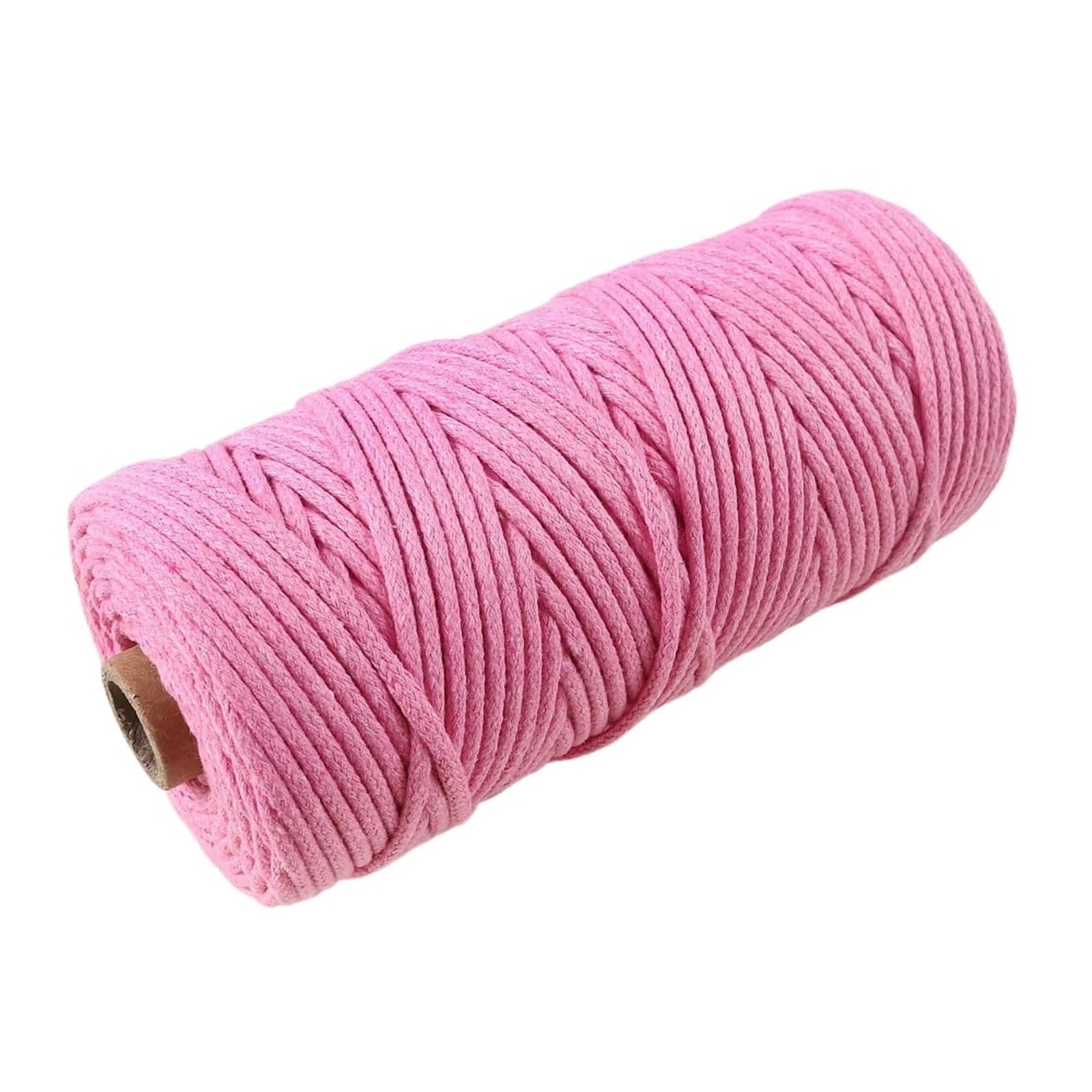 Cotton Macrame Cord 10m 3.0mm Colored Cotton Thread Braided Rope Diy Bracelet Necklace Key Chain Make Ropes Jewelry Making Materials(Color19)