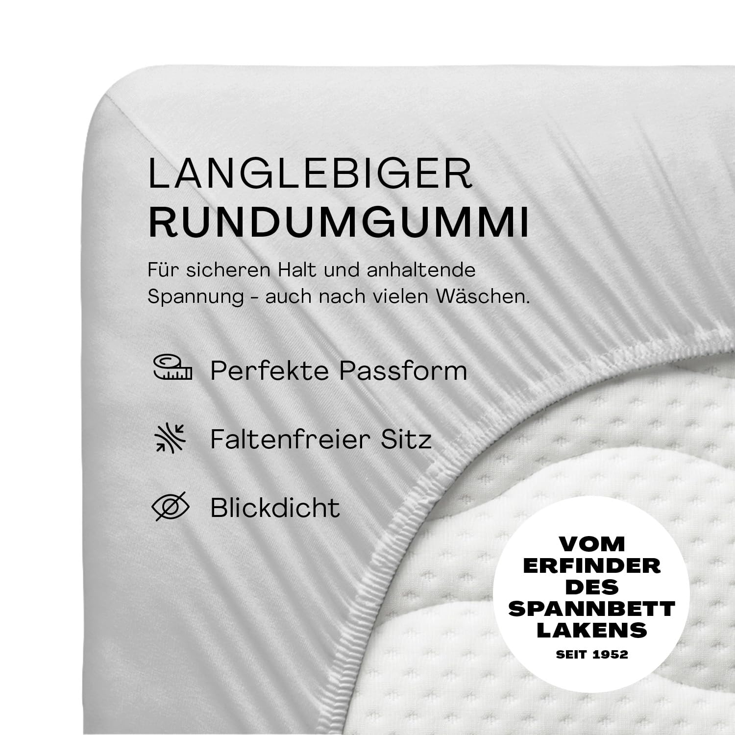 Schlafgut Pure Spannbettlaken 95% Mako Bio Baumwolle & 5% Elasthan Made in Green by Oeko Tex (90x190cm bis 100x220cm Matratzenhöhe von 18 bis 35 cm, Grey Light)