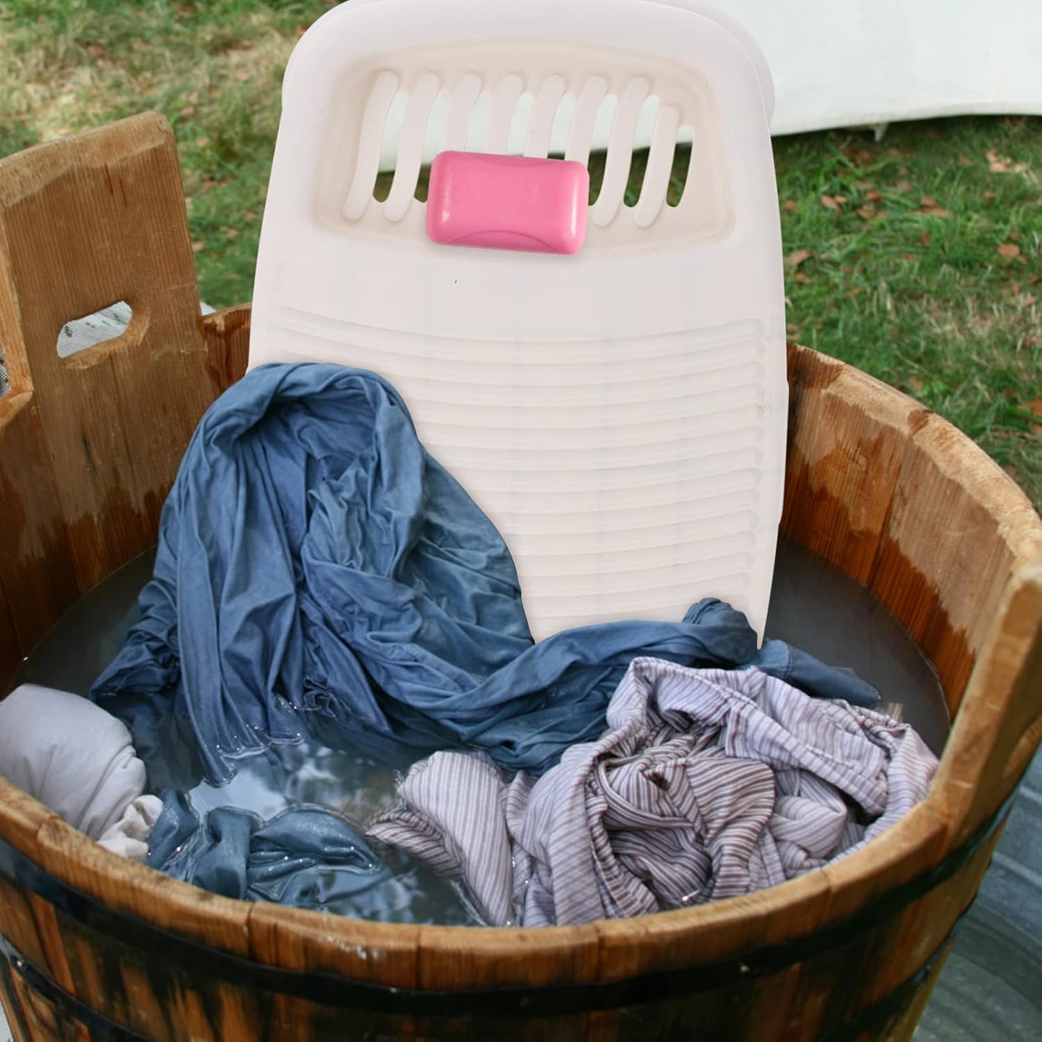 Cabilock Hand Washing Clothes handwashing Garden Shovel Washing scrubbing Board Hand Washing Board Shirt Folding Board Mini Non-Slip Laundry Pad Clean Small Washing Machine Household Child