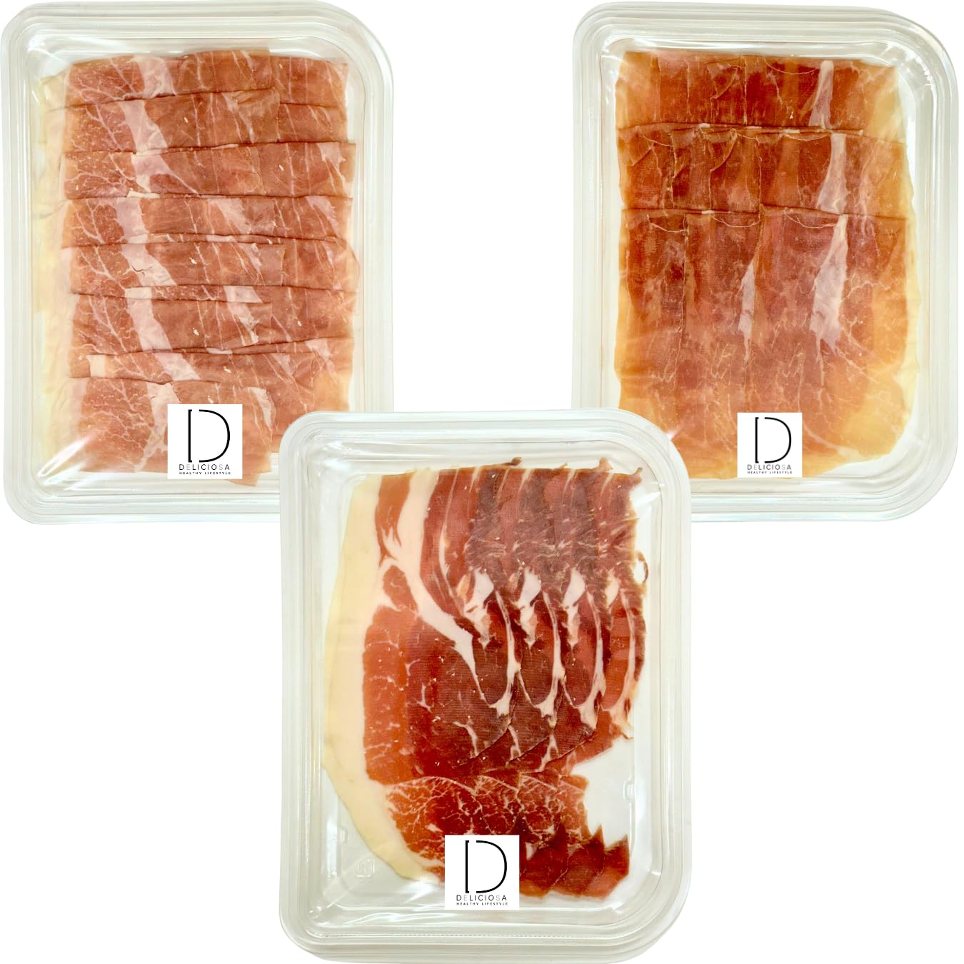 Amazon.co.jp: 【DELICIOSA】生ハム 3種セット (ジャンボン セック80g