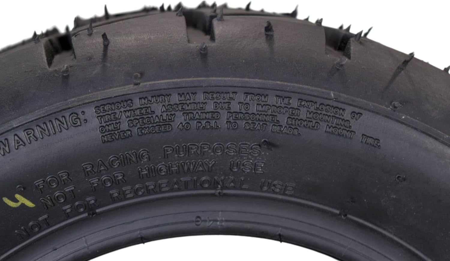 Hoosier Flat Track & TT (Tourist Trophy) Tire 18.0X11.0-10 - 16110T10 for ATV Tire & Off-Road Racing with Hoosier Keychain