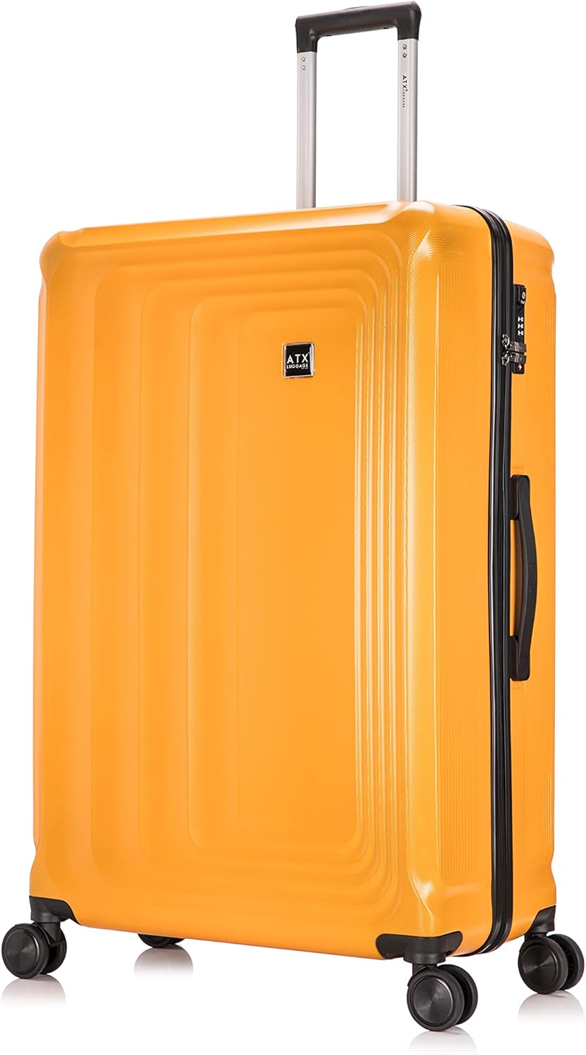 ATX Luggage Extra Large Suitcase Super Lightweight Durable ABS Hard