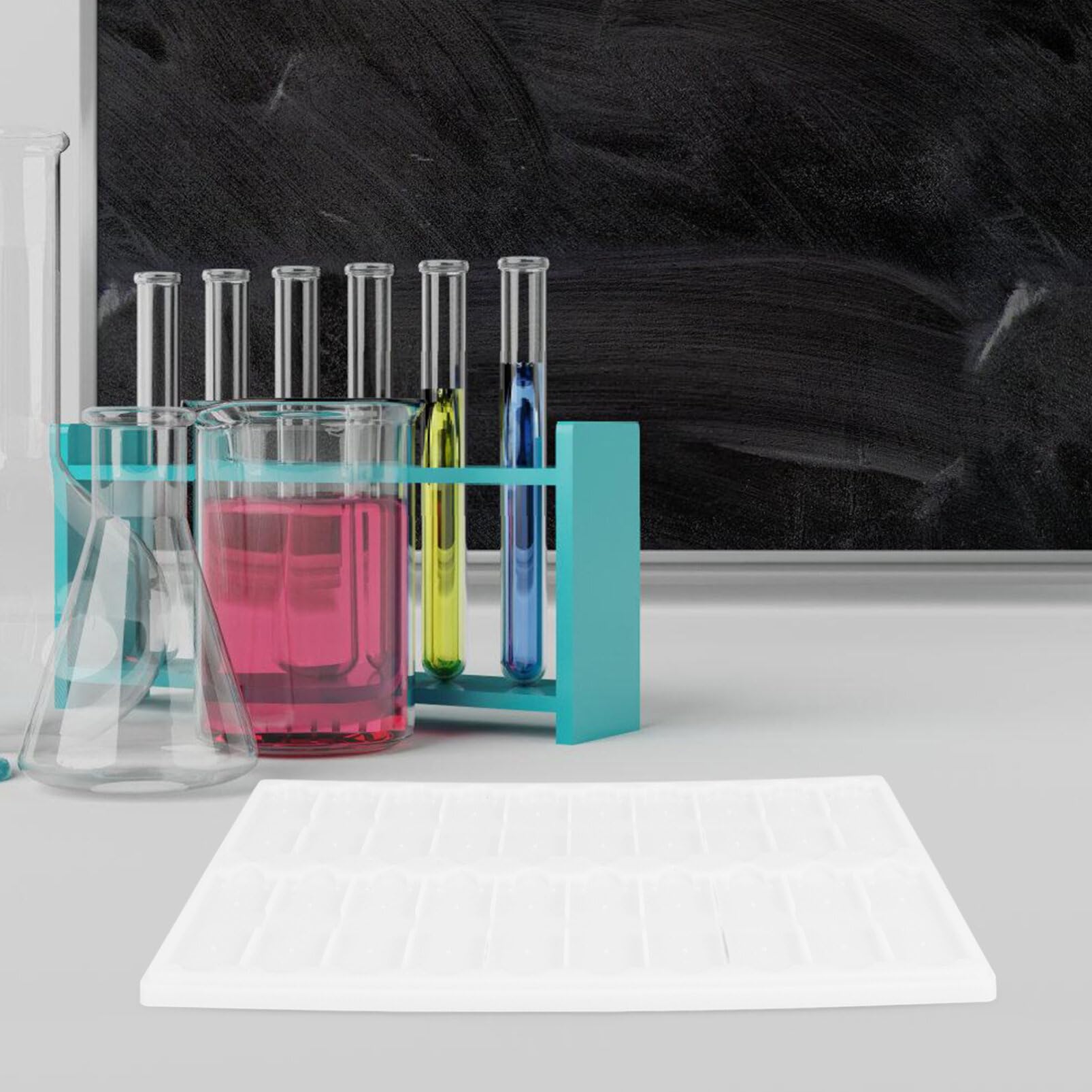 SOLUSTRE Microscope Slide Tray Slide Storage Board 20 Capacity Microscope Slide Organization Tray