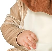 Vista 3 de adorable disfraz de león para bebé.