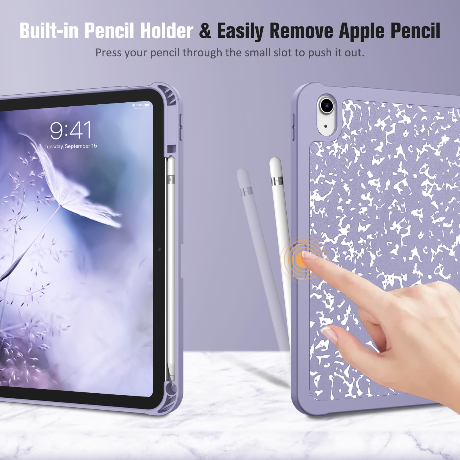 FINTIE Coque Pour IPad Air 2022 5ème Génération 10.9 Pouces/iPad Air 4 2020 - Housse