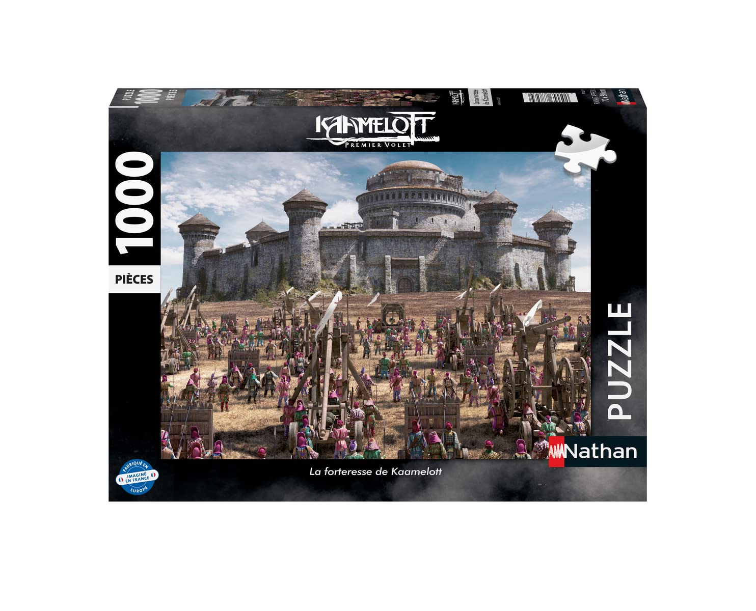 Nathan 4005556878239 1000 Piece Puzzle - The Fortress of Kaamelott Adult