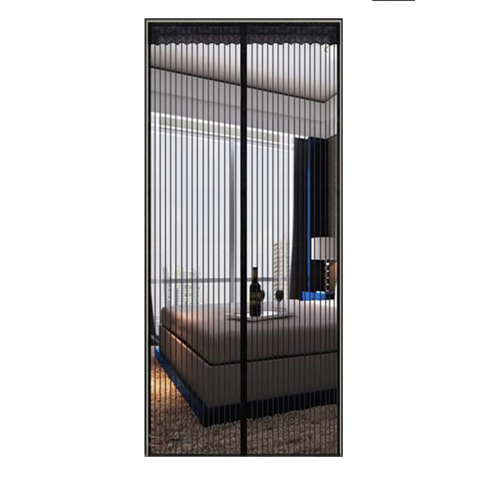 Moustiquaire durable en fibre de verre 94 x 211 cm pour porte et terrasse