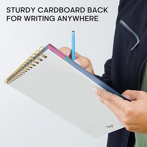 Miniatura 39 de Taja Bloc de notas de lista de tareas pendientes para el trabajo con 52 hojas, 9.8 x 6.5 pulgadas, planificador diario sin fecha, perfecto