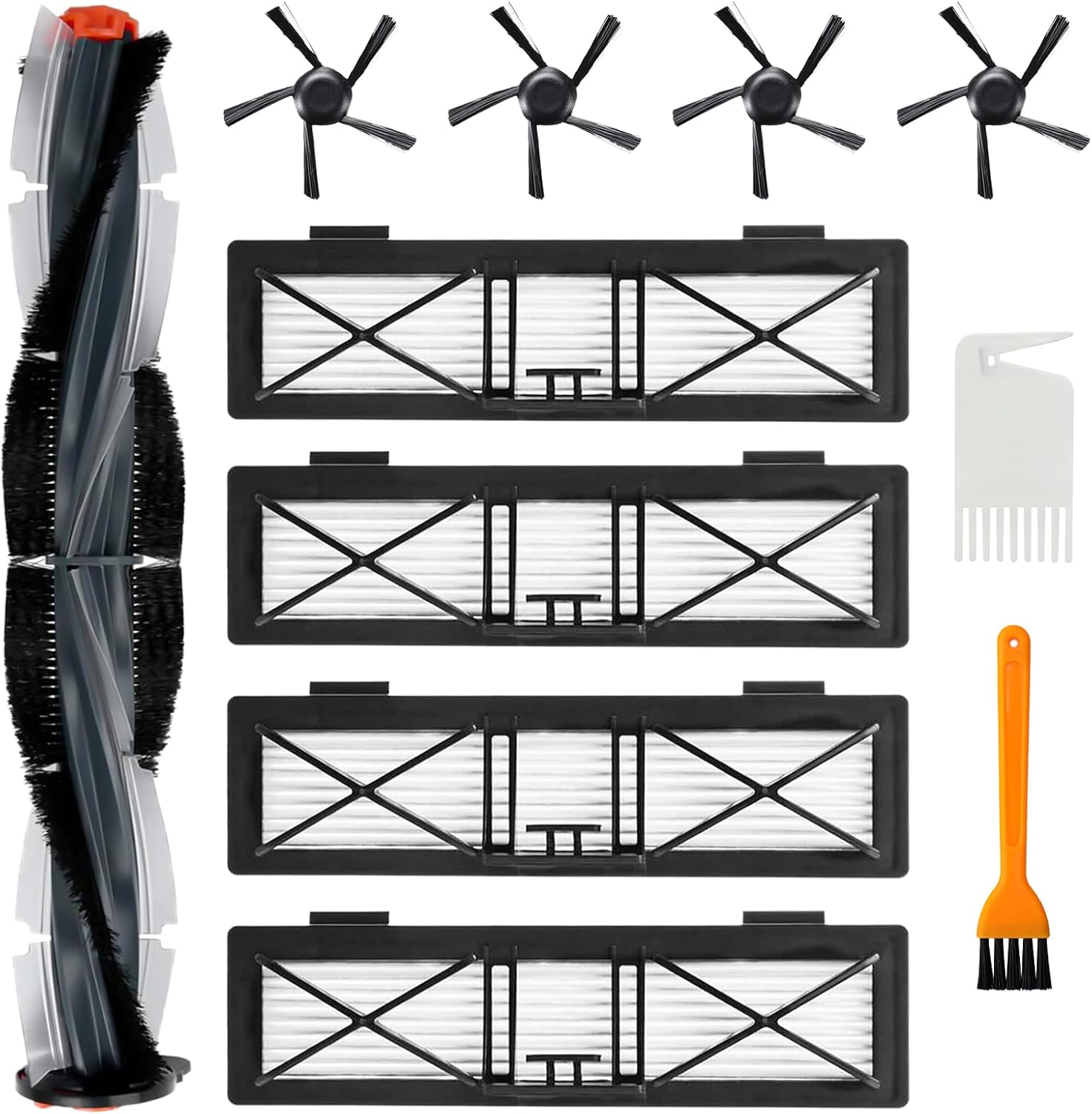 INF Replacement Parts Kit For Neato Botvac D-Series & Connected Series - Includes Brushes, HEPA Filters & Tool