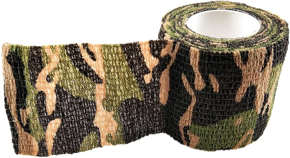 MEZUT Hockey Grip Tape - Also Baseball, Lacrosse, Tennis, A Better Grip On - 2" W x 5 yds, Multi-Color (Camo Black and White) : Sports & Outdoors