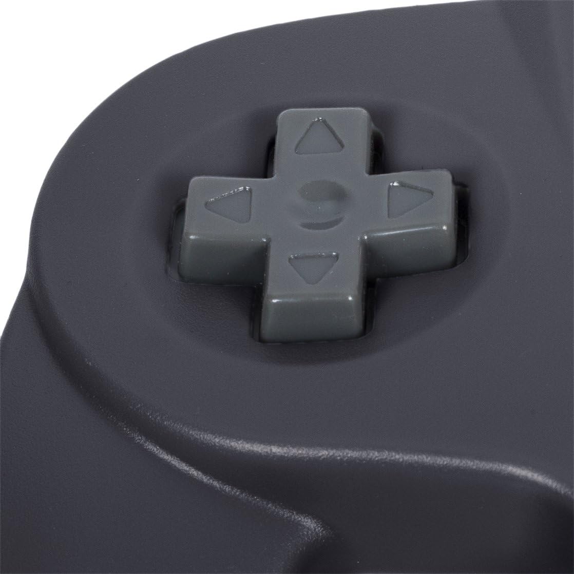 Mario Retro Classic USB Wired Controller - Black Joypad Gaming Emulator Compatible with N-64 Windows PC and MAC- Emulator, Raspberry pi