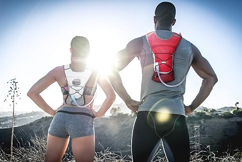 Miniatura 6 de Avalanche Mochila de hidratación con bolsa de agua de 1 litro  Bolsa de malla ligera y transpirable  Uso para senderismo, camping, correr, festivales