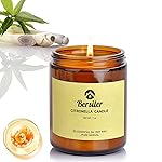 Aromatherapy Candles, Scented Candles, 7 OZ Lemongrass Citronella Candles, Stress Relief and Relax for Home & Bedroom Gift for Women Birthday Christmas, Soy Wax Candle