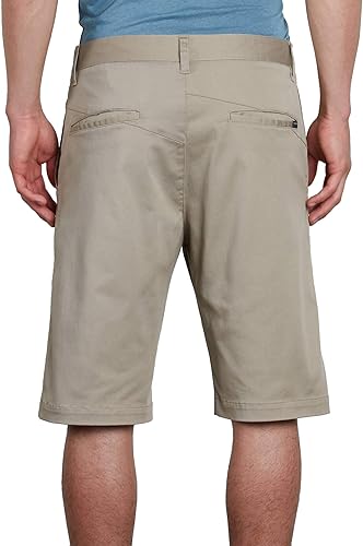 Miniatura 2 de Volcom Mens Vmonty Stretch 22 Chino Shorts Casual Everyday Wear, Relaxed Fit